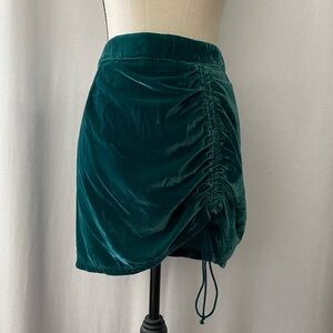 NWOT Free People Velvet Skirt